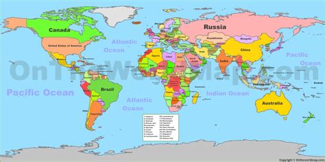 click the country world map.